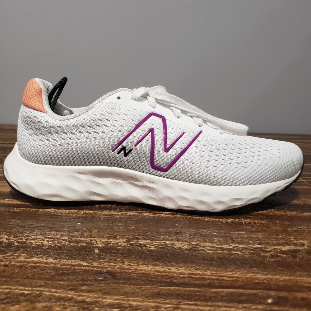 New Balance 520 v8 Womens Size 8.5 Gray White Athletic Running Shoes W520RG8